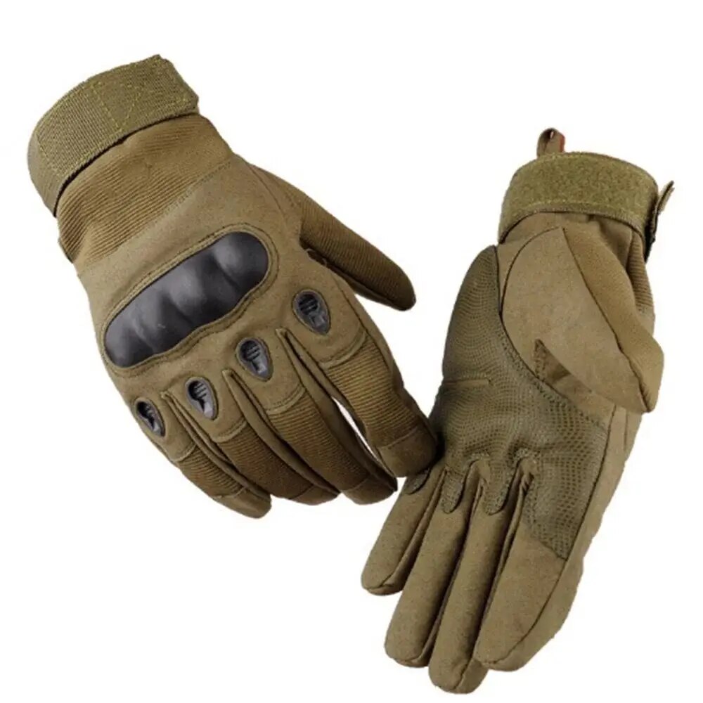 Motorcycle Gear Gloves - Anti-Skid Full Finger ถุงมือยุทธวิธีสําหรับผู้ชายและผู้หญิงขับรถขี่การล่าสัตว์รถจักรยานยนต์ปีนเขาถุงมือยุทธวิธี