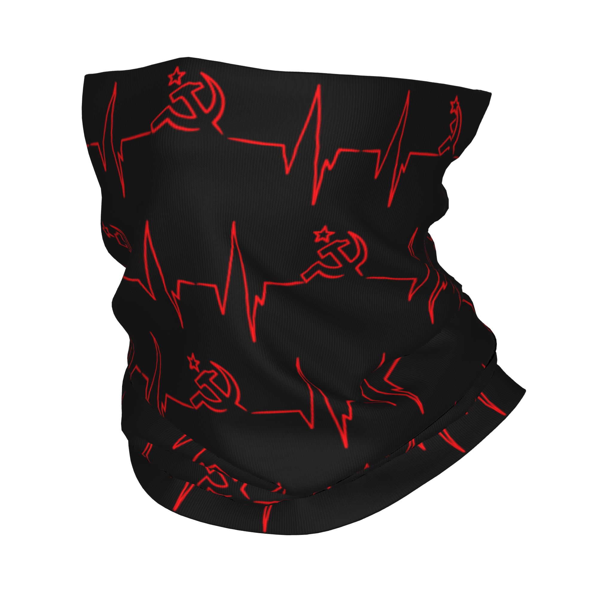 Neck Warmer Balaclava - ผ้าพันคอคลุมหน้าลายธงชาติรัสเซียแบบกำหนดเอง ลายธงชาติโซเวียต ป้องกันลม สำหรับผู้ชายและผู้หญิง ผ้าคลุมศีรษะแบบท่อ บาลาคลาวา