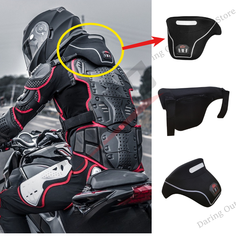Motorcycle Wearing Gear - อุปกรณ์ป้องกันคอสำหรับขี่มอเตอร์ไซค์ อุปกรณ์ป้องกันการตกกระแทกสำหรับขี่กลางแจ้ง อุปกรณ์ป้องกันคอสำหรับการแข่งรถแบบออฟโรด ทนทานต่อการสึกหรอ อุปกรณ์ขี่มอเตอร์ไซค์