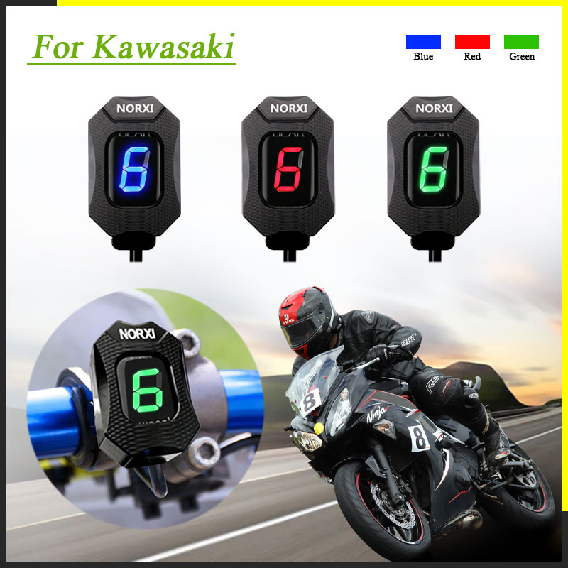 Motorcycle Gear Levels - ตัวบ่งชี้เกียร์รถจักรยานยนต์สำหรับ Kawasaki ER6N V650 Ninja 300