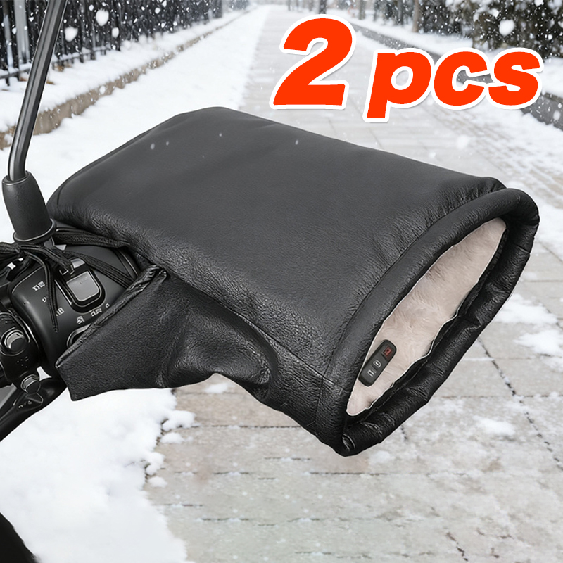 Motorcycle Gear Gloves - ปลอกแฮนด์มอเตอร์ไซค์กันลม ถุงมือกันหนาว ถุงมือกันน้ำ ปลอกแฮนด์จักรยาน ปลอกมืออุ่นสำหรับมอเตอร์ไซค์