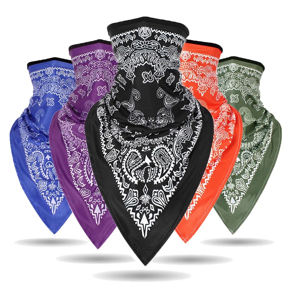 Neck Warmer Balaclava - แฟชั่นระบายอากาศได้ผ้าคลุมหน้าและคอไหมพรมคลุมศีรษะกันฝุ่นกันลมผ้าโพกศีรษะกลางแจ้งปั่นจักรยานเล่นกีฬาสกี