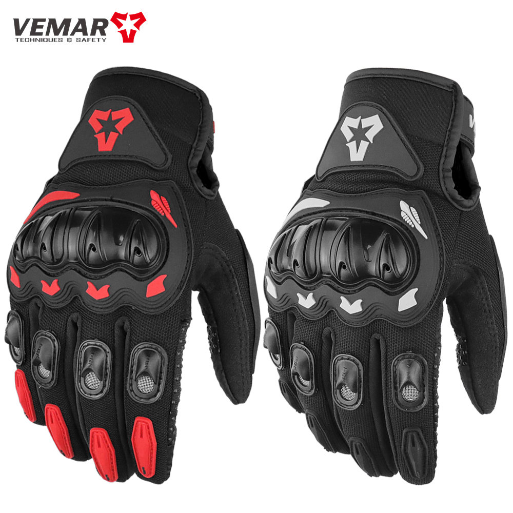 Motorcycle Gear Gloves - ถุงมือแข่งรถมอเตอร์ครอสแบบเต็มนิ้วสำหรับผู้ชายผู้หญิงถุงมือรถจักรยานยนต์ฤดูร้อน M-XXL ถุงมือขี่จักรยานมอเตอร์ไซด์