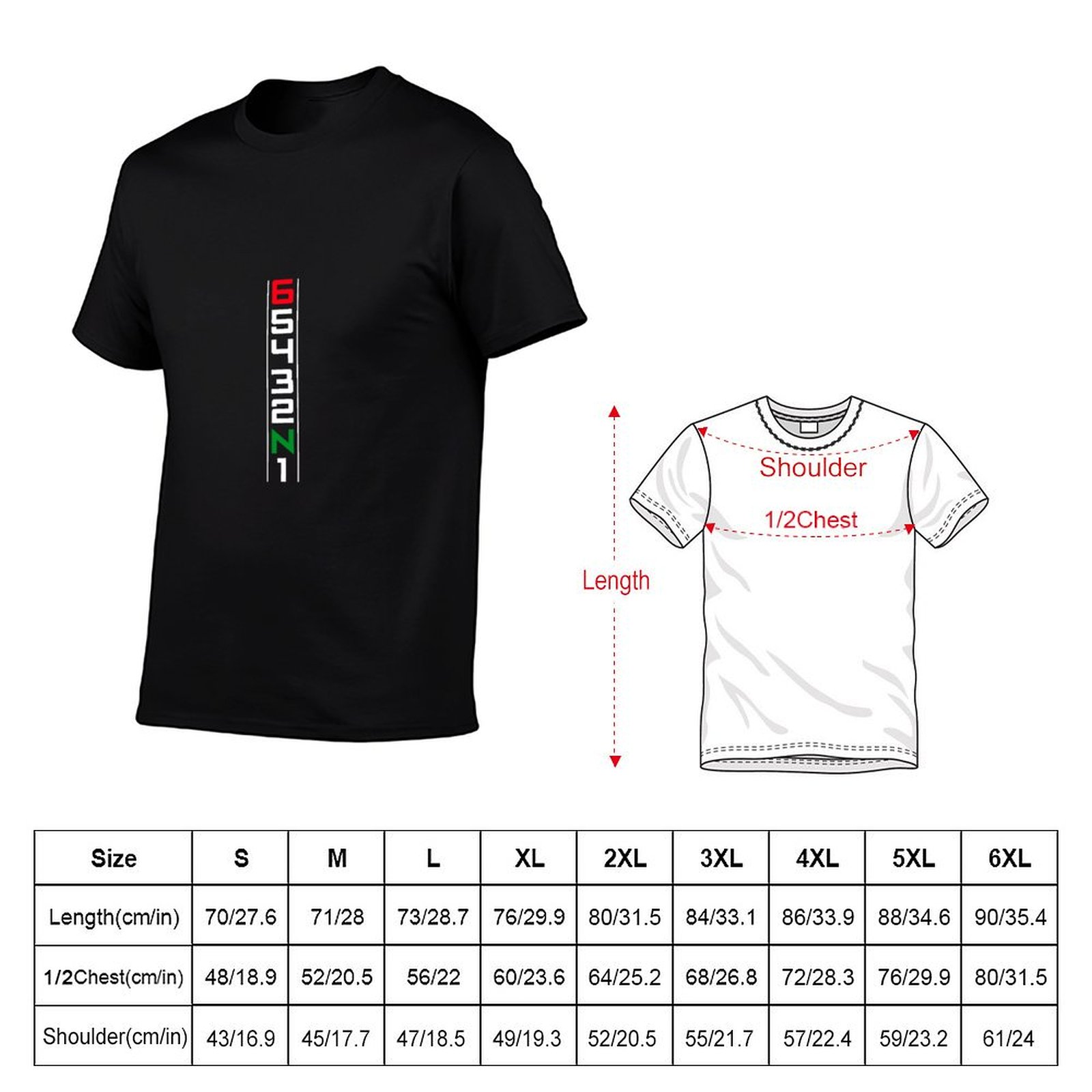 เสื้อยืดลายเกียร์มอเตอร์ไซค์ 6 - Motorcycle Gear Up Down บทวิจารณ์และราคา