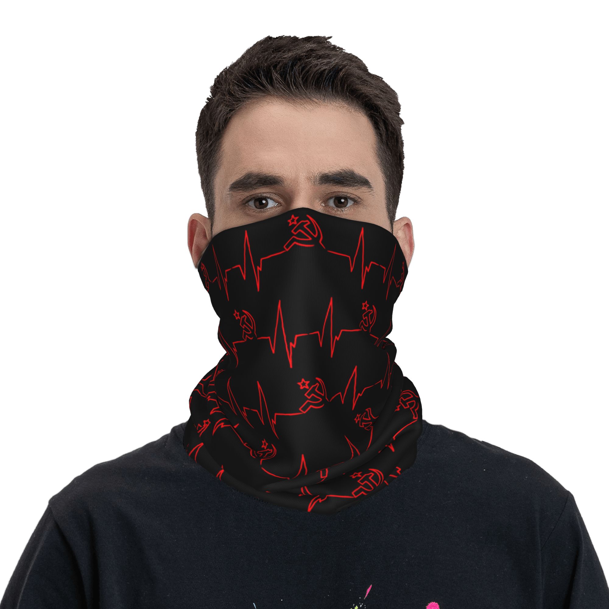 ผ้าพันคอคลุมหน้าลายธงชาติรัสเซ - Neck Warmer Balaclava บทวิจารณ์และราคา