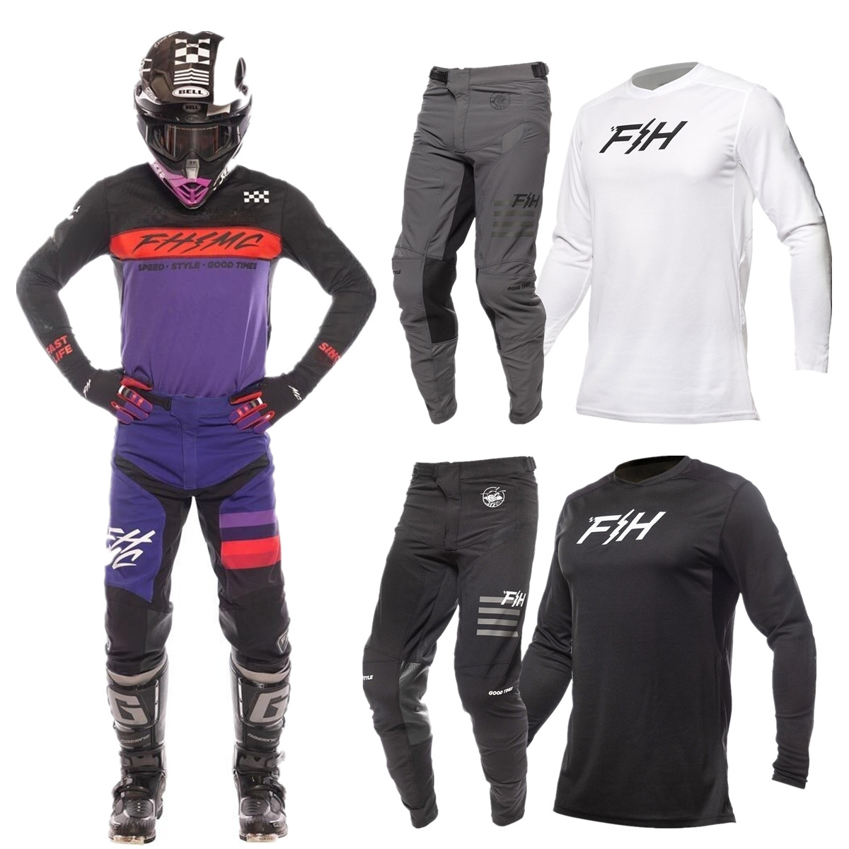 ชุดอุปกรณ์มอเตอร์ครอส FH ปี 20 - Motorcycle Wearing Gear บทวิจารณ์และราคา