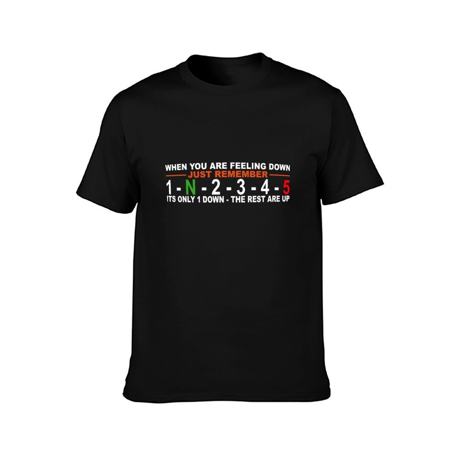 เสื้อยืดลายเกียร์มอเตอร์ไซค์ 5 - Motorcycle Gear Up Down บทวิจารณ์และราคา