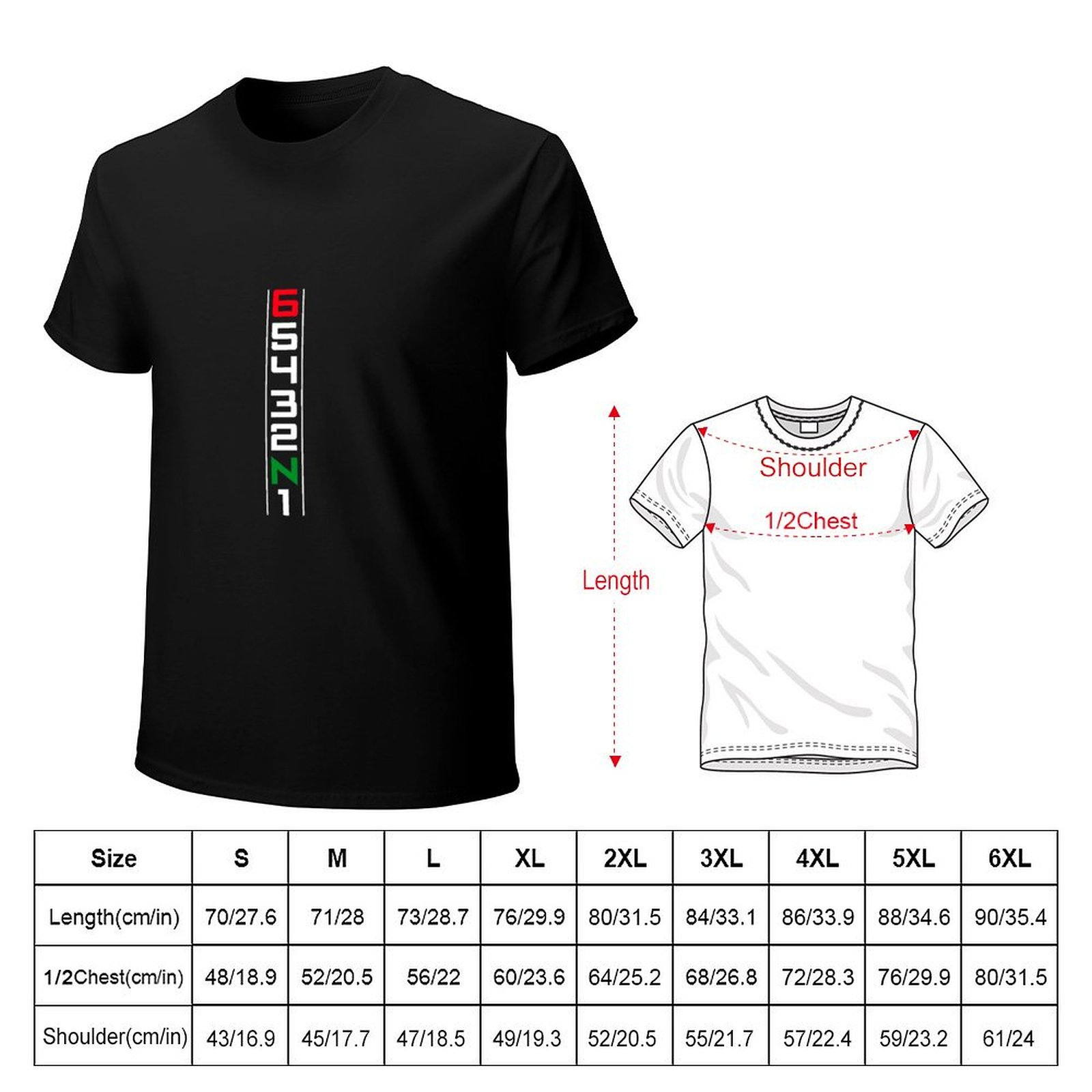 เสื้อยืดลายเกียร์มอเตอร์ไซค์ 6 - Motorcycle Gear Up Down บทวิจารณ์และราคา
