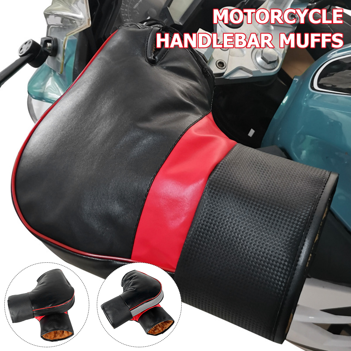 ที่ครอบแฮนด์มอเตอร์ไซค์1คู่ถุง - Motorcycle Gear Gloves บทวิจารณ์และราคา
