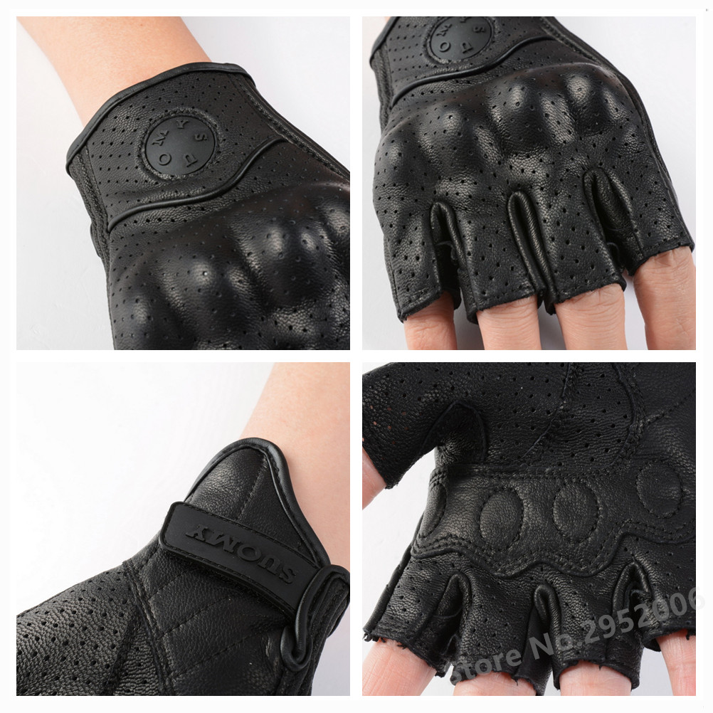 ถุงมือครึ่งนิ้วมอเตอร์ครอสชายห - Motorcycle Gear Gloves บทวิจารณ์และราคา