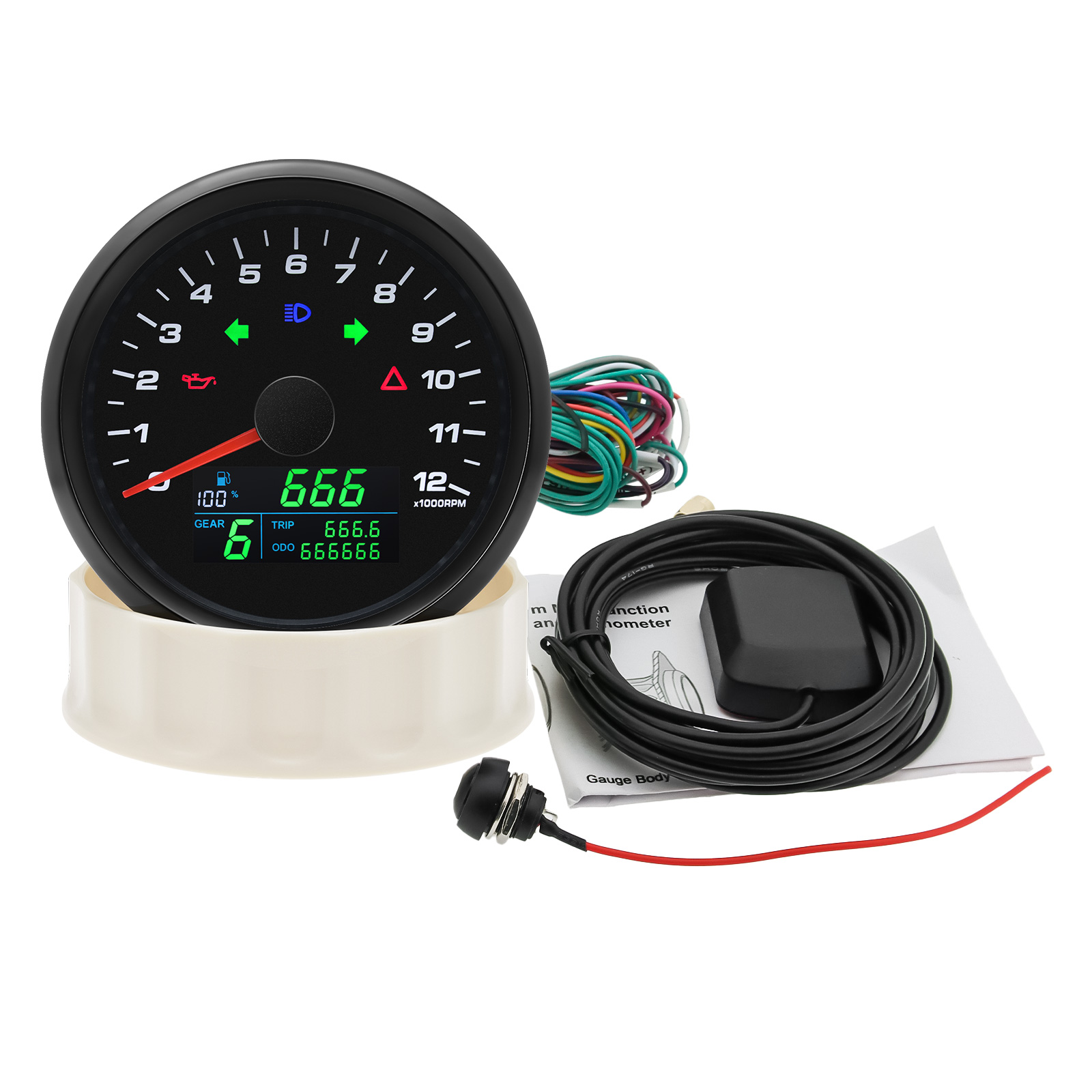 มาตรวัดความเร็วรอบเครื่องยนต์  - Motorcycle Gear Levels บทวิจารณ์และราคา
