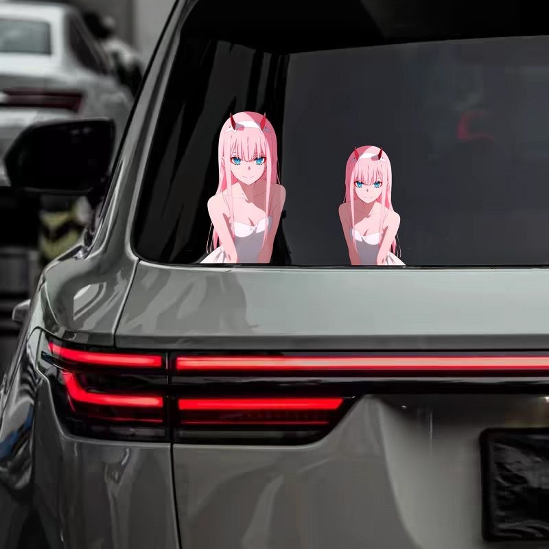 สติ๊กเกอร์สาวอนิเมะ Darling in - Zero Motorcycle Gear บทวิจารณ์และราคา