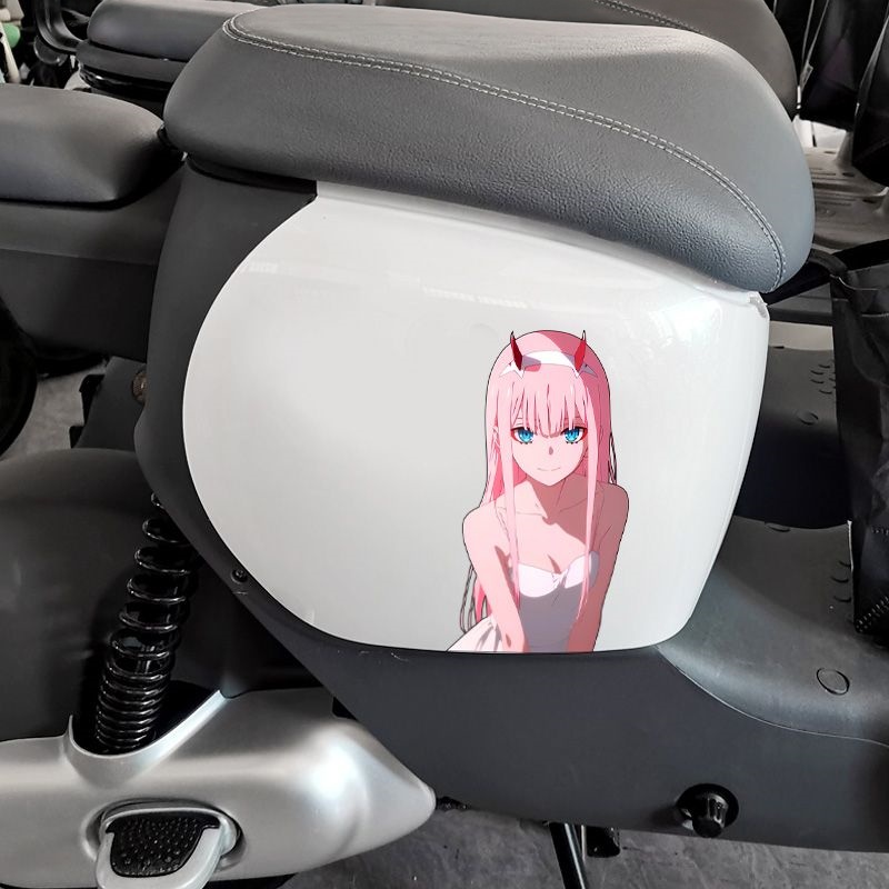 สติ๊กเกอร์สาวอนิเมะ Darling in - Zero Motorcycle Gear บทวิจารณ์และราคา