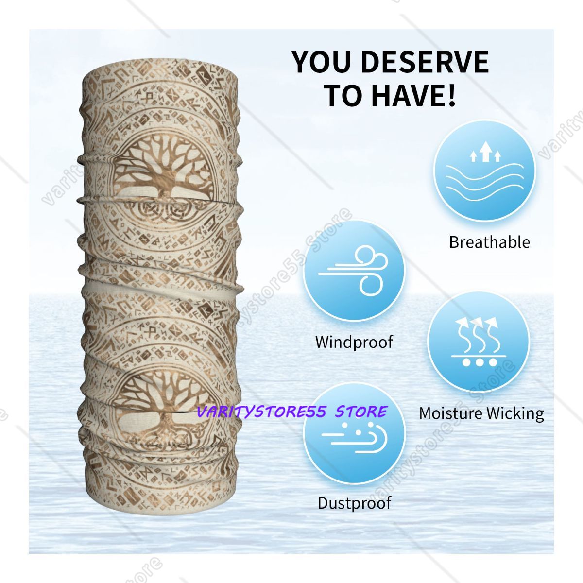ผ้าพันคอ/ผ้าคลุมหน้าแบบพันรอบค - Neck Warmer Balaclava บทวิจารณ์และราคา