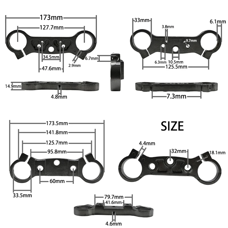 Lesque จักรยานสกปรกหลุมพวงมาลั - Motorcycle Gear Up Down บทวิจารณ์และราคา