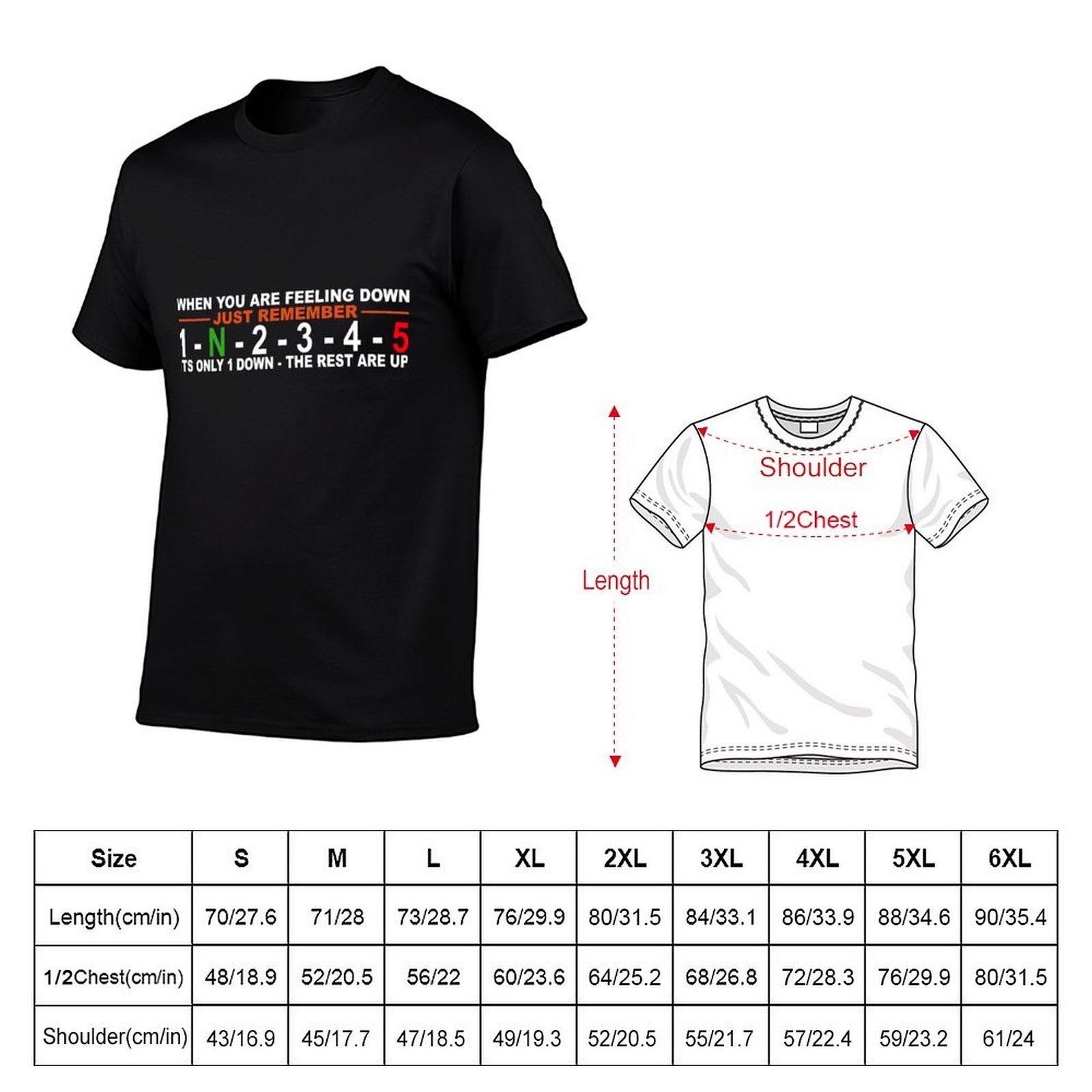 เสื้อยืดเปลี่ยนเกียร์มอเตอร์ไซ - Motorcycle Gear Up Down บทวิจารณ์และราคา