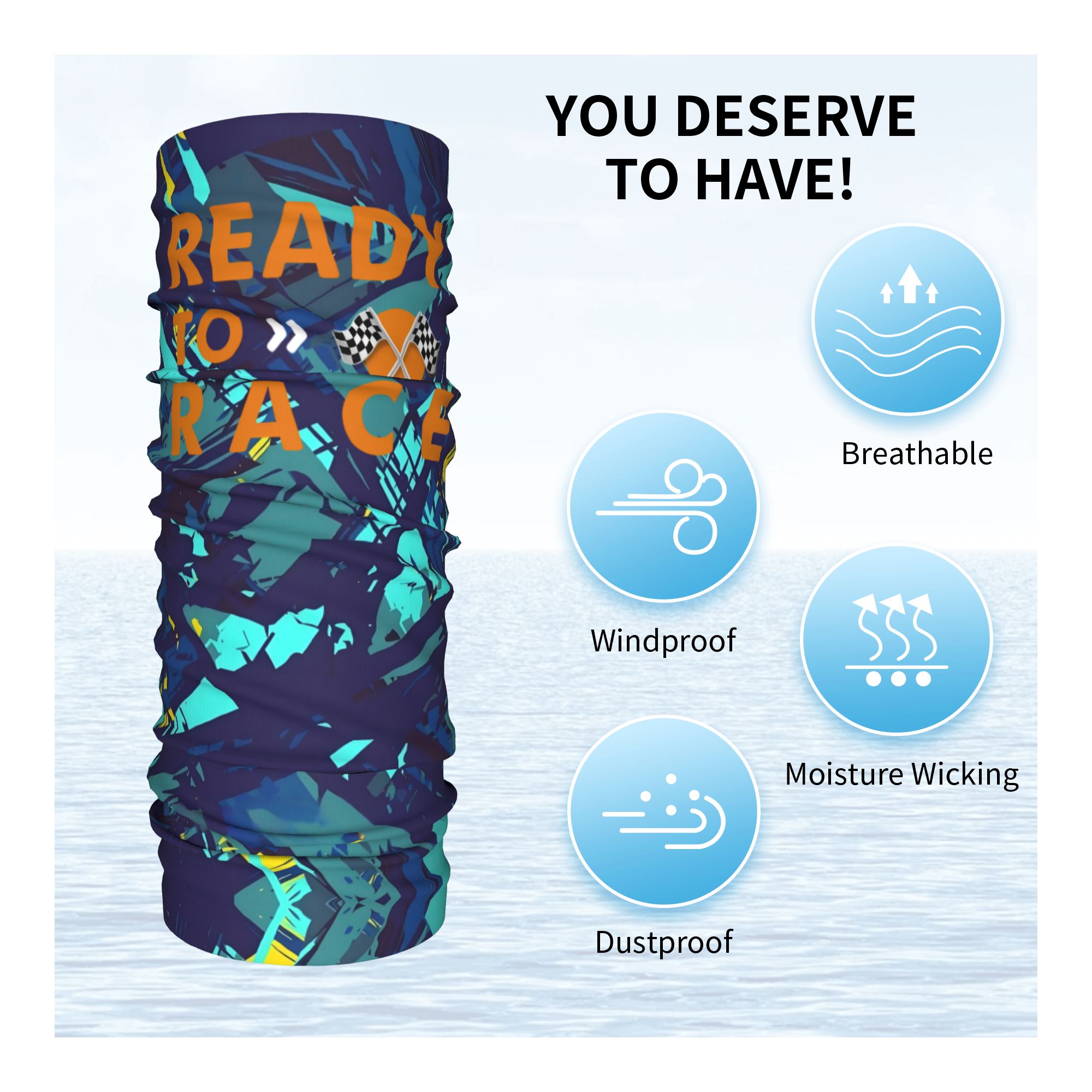 ผ้าพันคอแบบมีโลโก้สำหรับแข่งรถ - Neck Warmer Balaclava บทวิจารณ์และราคา