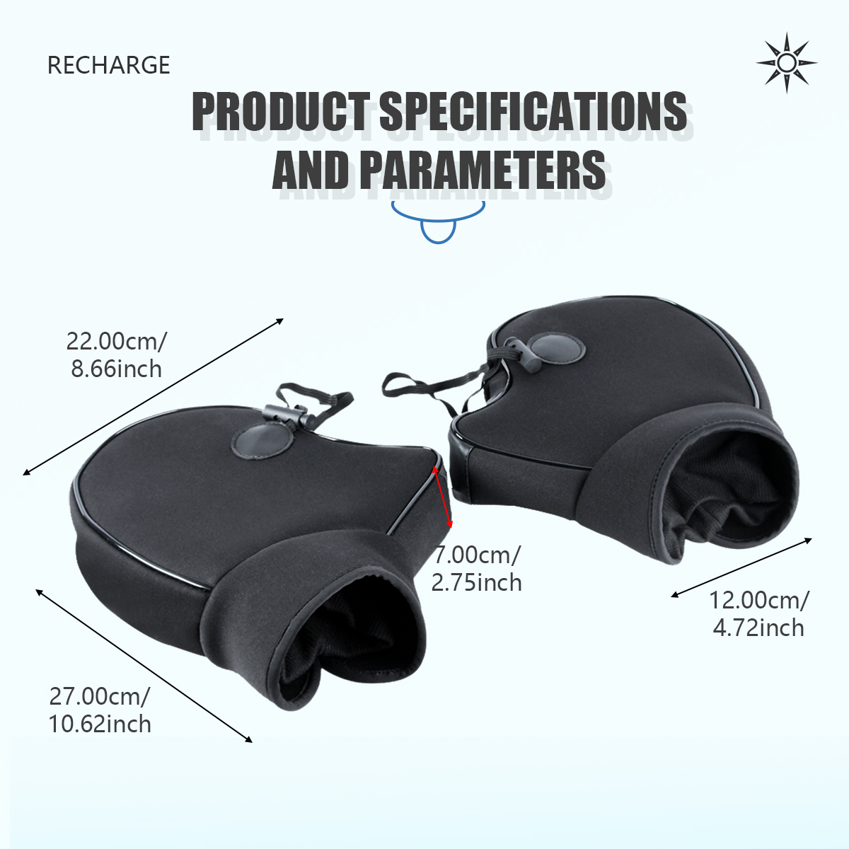 ปลอกแฮนด์กันฝนสำหรับสกู๊ตเตอร์ - Motorcycle Gear Gloves บทวิจารณ์และราคา